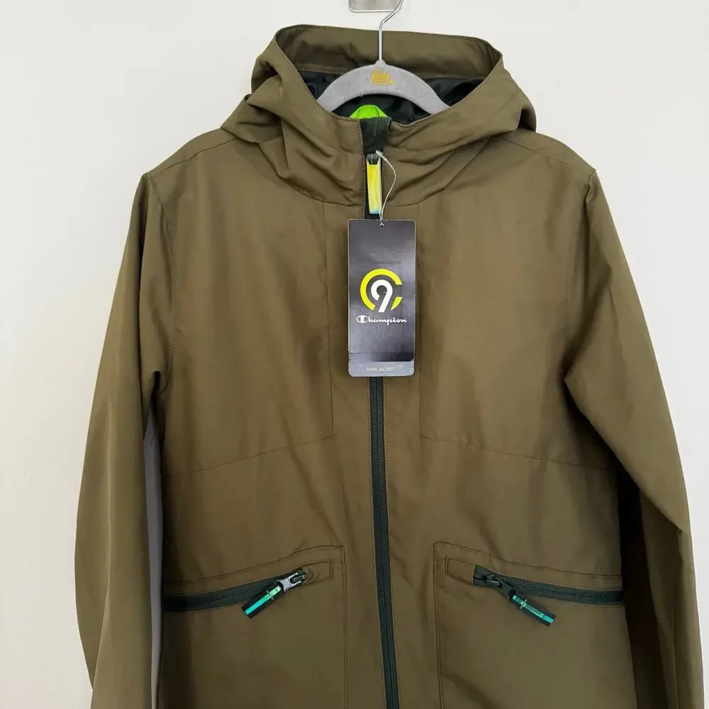 Champion Rain Jacket in Cliffside Green